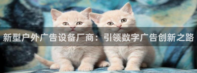 杏宇平台注册登录：新型户外广告设备厂商：引领数字广告创新之路