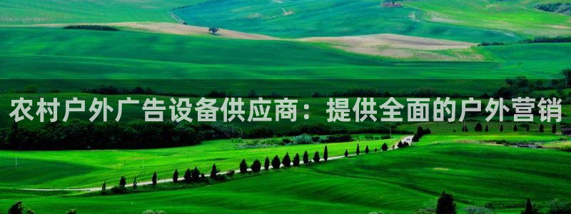 杏宇平台总代理电话：农村户外广告设备供应商：提供全面的户外营销