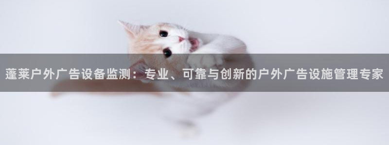 杏宇官方平台官网入口：蓬莱户外广告设备监测：专业、可靠与创新的户外广告设施管理专家