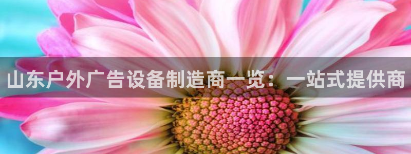 杏宇官方平台官网下载：山东户外广告设备制造商一览：一站式提供商