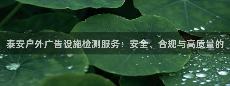 杏宇平台招商电话号码：泰安户外广告设施检