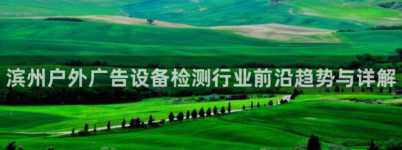 杏宇平台代理多少钱一个：滨州户外广告设备检测行业前沿趋势与详解