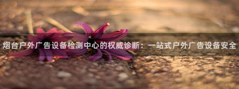 杏宇平台招商电话号码：烟台户外广告设备检测中心的权威诊断：一站式户外广告设备安全