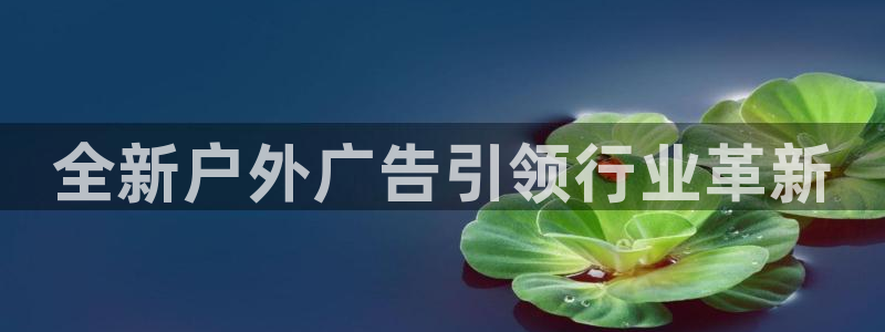 杏宇平台注册地址在哪里：全新户外广告引领行业革新